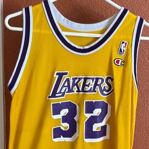 Champion Vintage NBA Los Angeles Lakers Johnson Basketball Jersey